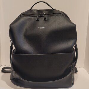 Mina Baie Backpack - Stevie Full - vegan, black w/gunmetal hardware